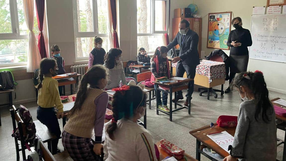 Sayın Kaymakamımız Cevat ÇELİK'in Okulumuzu Ziyaretleri
